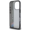 BMW BMHCP16L23HTFEG iPhone 16 Pro 6.3   szary/grey hardcase Motorsport IML Vertical Stripe